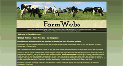 Desktop Screenshot of farmwebs.com